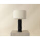 Oletto 29.5 inch 100.00 watt Beige / Black Table Lamp Portable Light